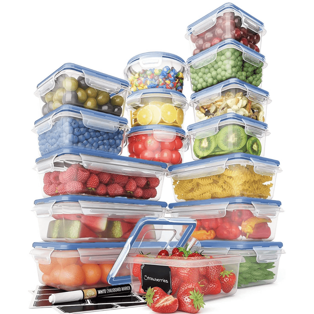 Premium Airtight Storage Boxes 16-Piece Set For An Organized Kitchen And Home Cooks