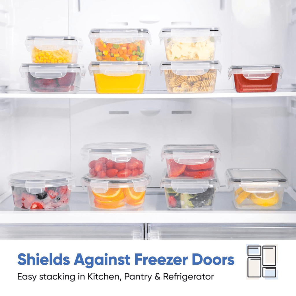 Premium Airtight Storage Boxes 16-Piece Set For An Organized Kitchen And Home Cooks
