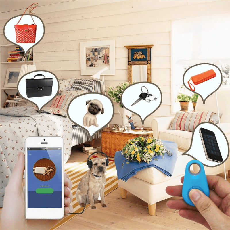 SafeTag GPS 宠物与贵重物品追踪器，实时追踪和应用控制