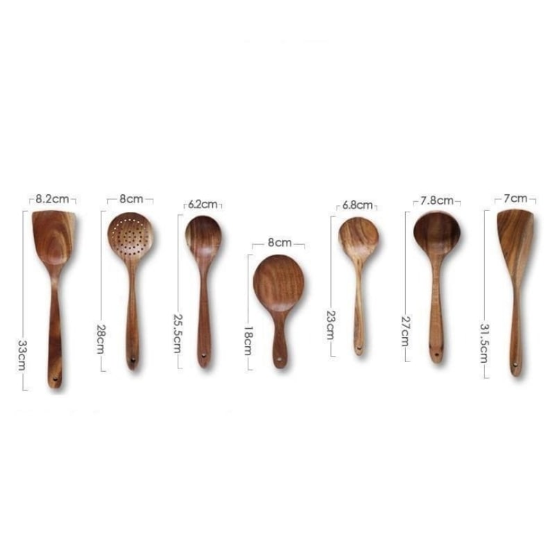 Set Peralatan Dapur Kayu Jati | Taavita