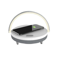 LED-skrivbordslampa med Bluetooth-högtalare och trådlös laddare - Bluetooth 5.0 - 10W Qi-laddning - Vit