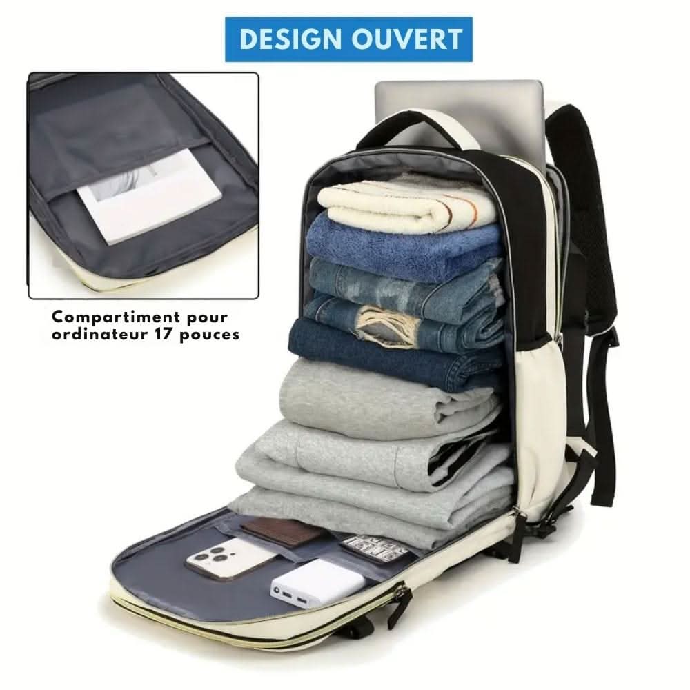CityFlex Pack Vielseitiger Reiserucksack mit Laptopfach und Schuhfach