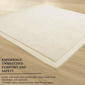 Alfombrilla ultrasuave de espuma viscoelástica Soft Touch - Marfil (200x300cm) - Comodidad lujosa para cualquier espacio