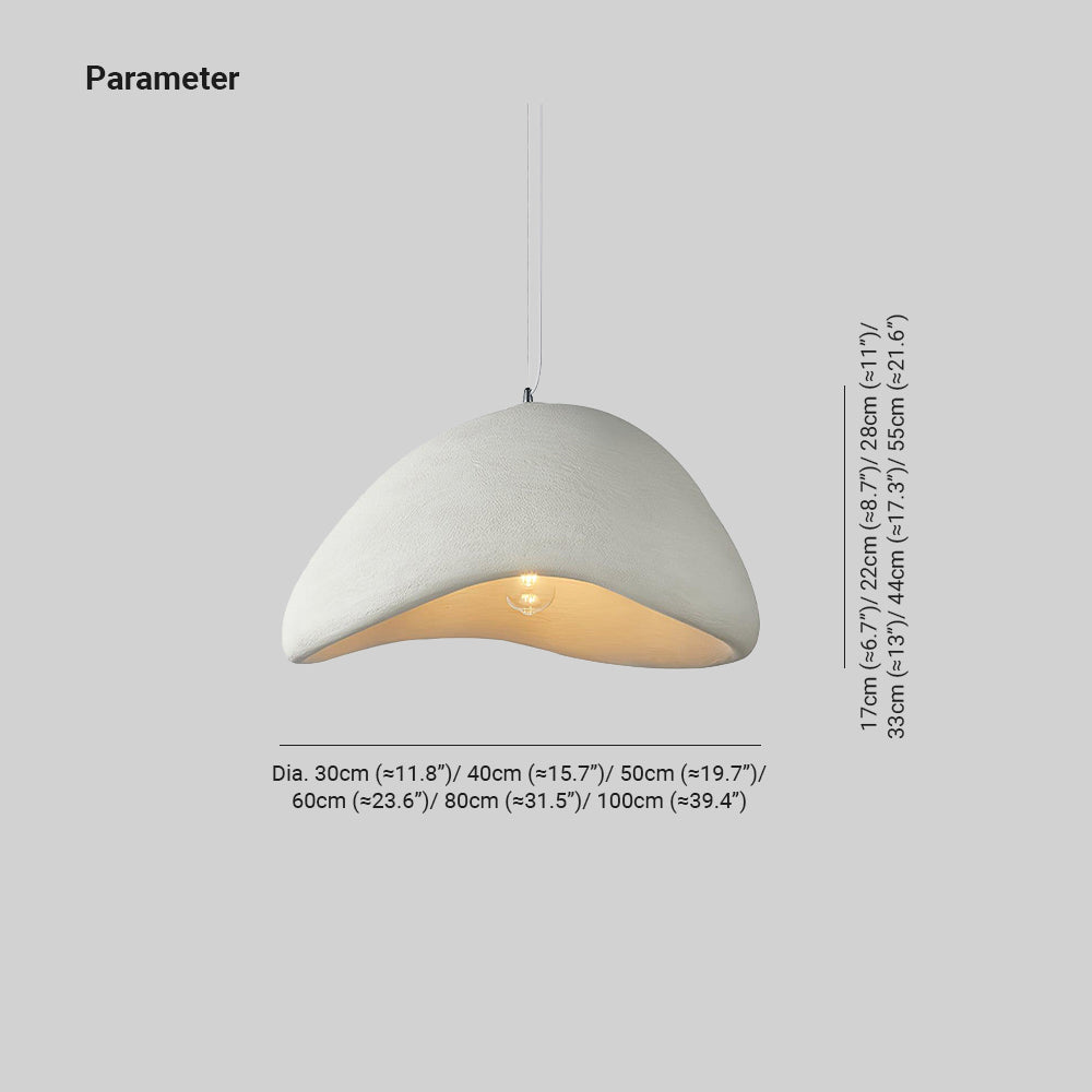Lampade a sospensione a nuvola Avi — 1 lampadina LED, montaggio con cablaggio fisso