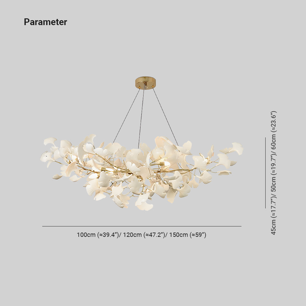 Lustre de luxe Metr — forme en céramique en U