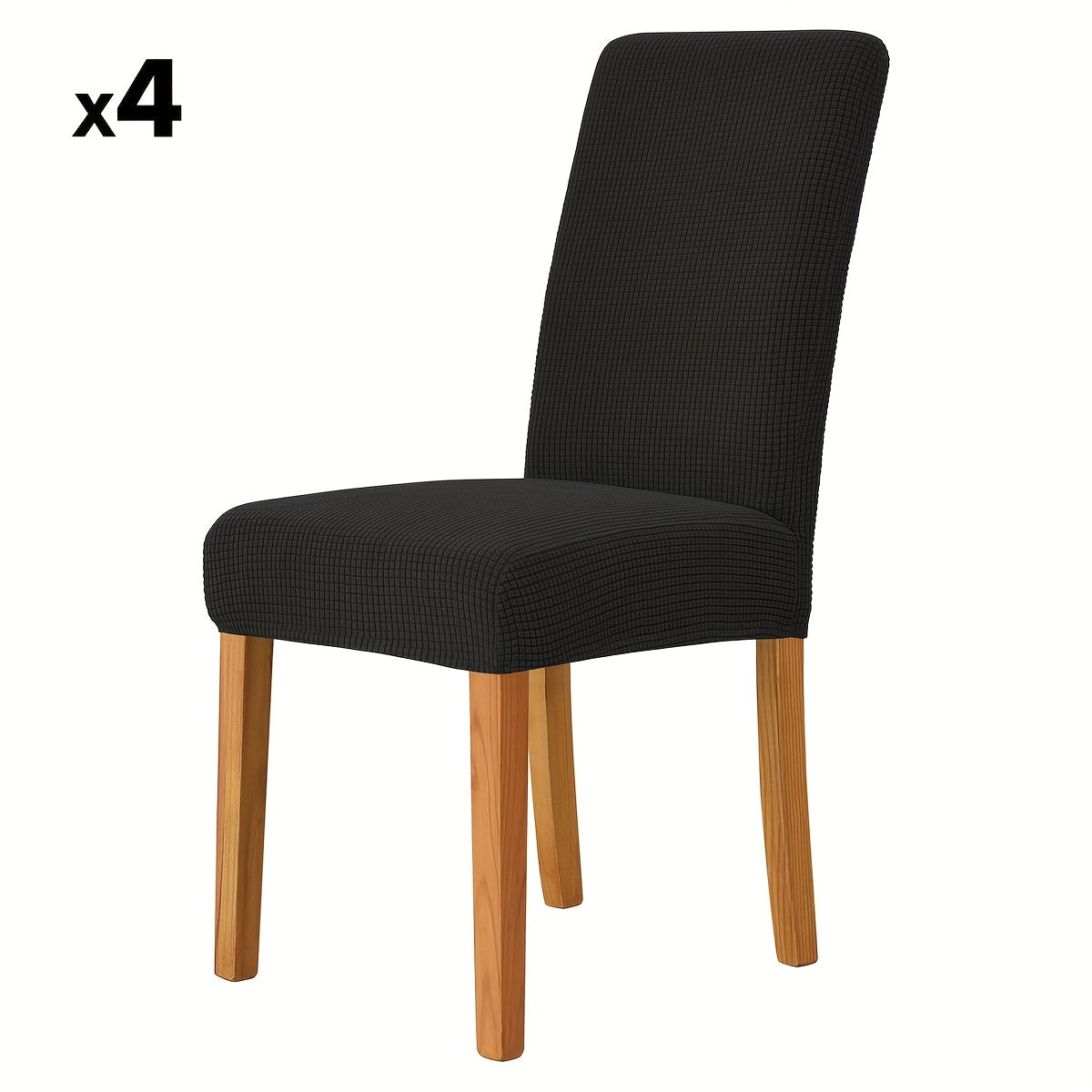 Elegantní elastické sametové potahy na židle pro vylepšení jídelny