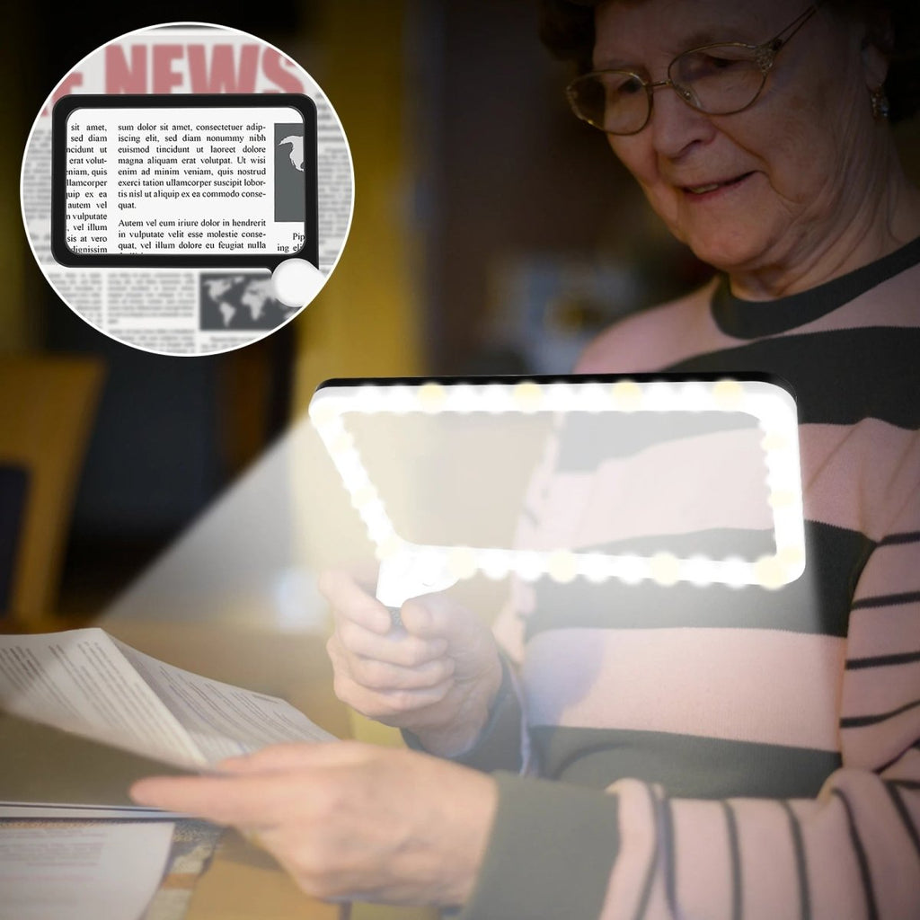 LuminaView 5-fache LED-Handlupe zum präzisen Lesen und Erkennen feinster Details