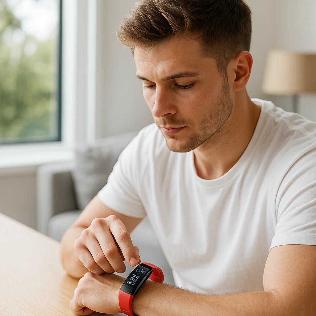 Smartwatch mit EKG, Blutdruck- und Schlafüberwachung