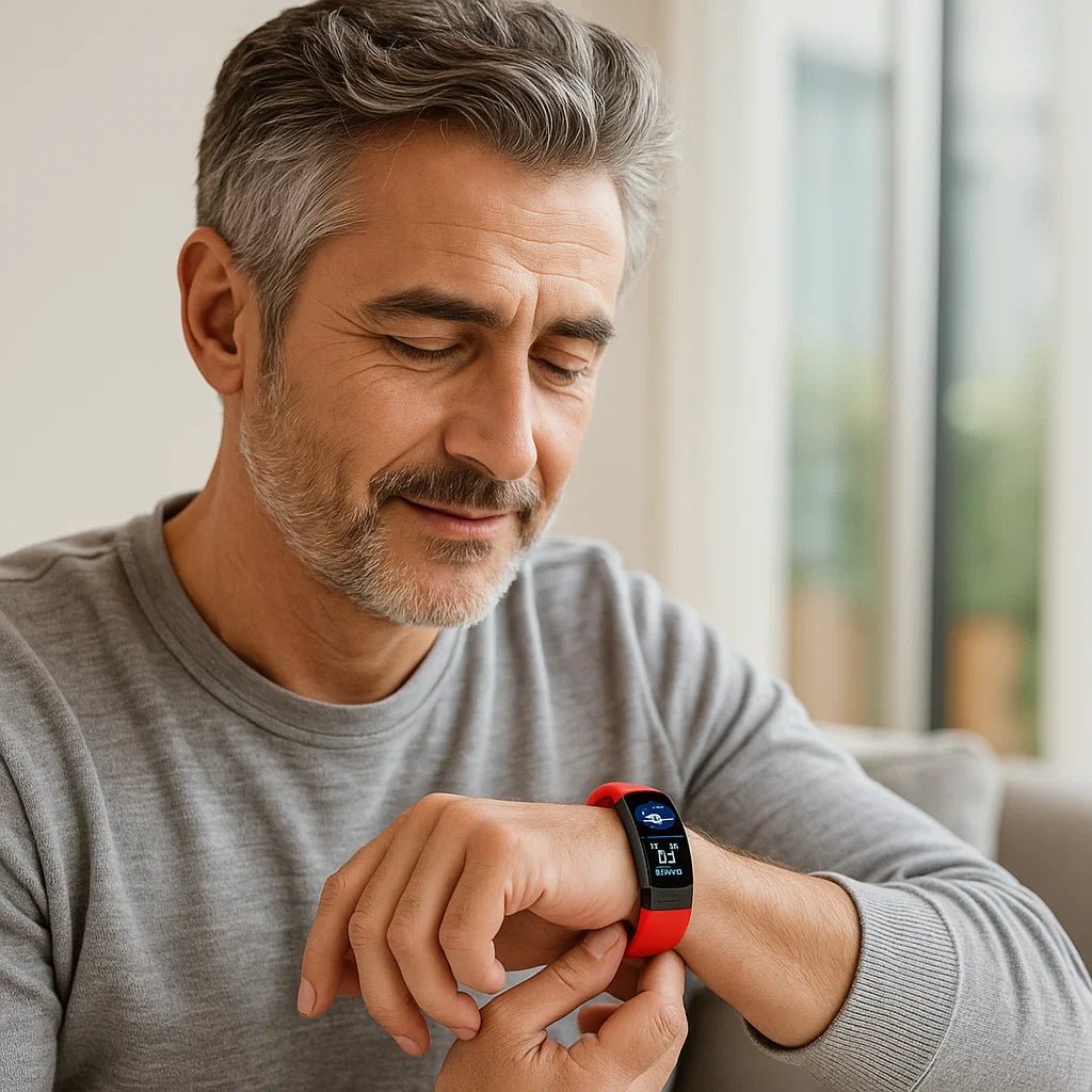 Smartwatch mit EKG, Blutdruck- und Schlafüberwachung