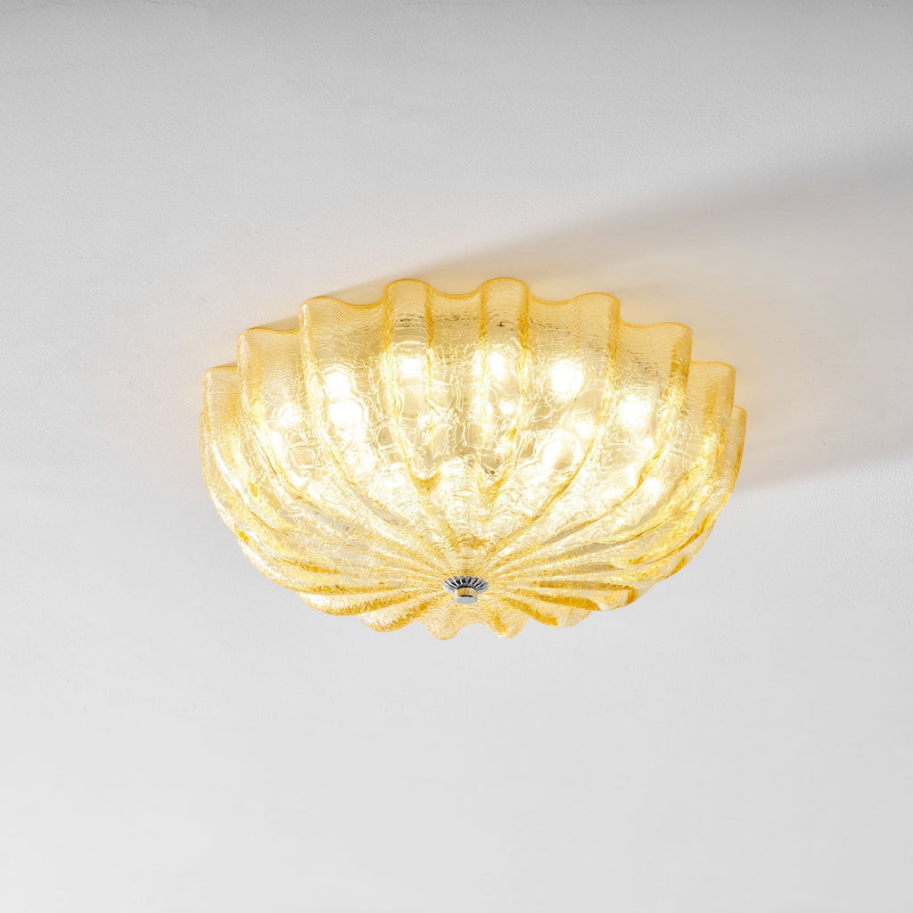 Murano Glass Flush Ceiling Light - Vakkerlight