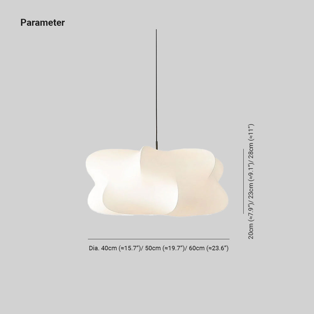 Pino Cocoon pendellampe — E26/E27-sokkel, kompatibel med 110V-240V, IP20-klassifisert