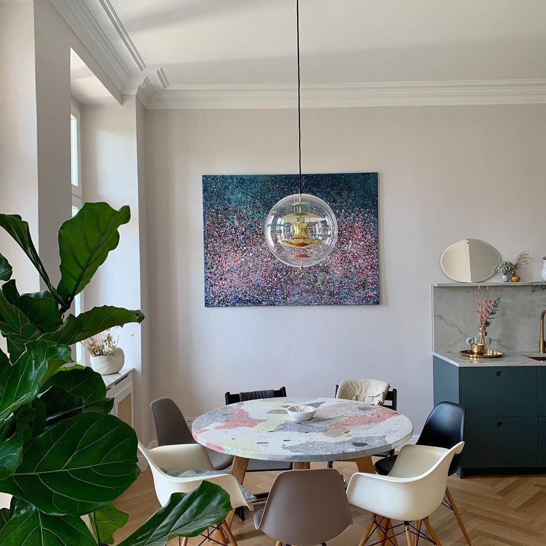 Contemporary Sphere Pendant Ceiling Light