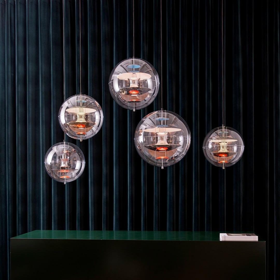 Contemporary Sphere Pendant Ceiling Light