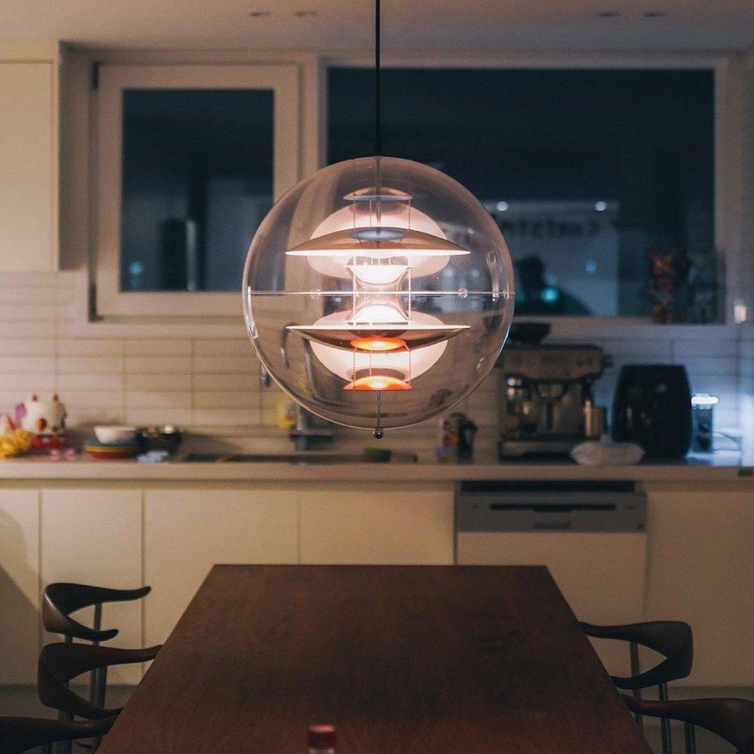 Contemporary Sphere Pendant Ceiling Light