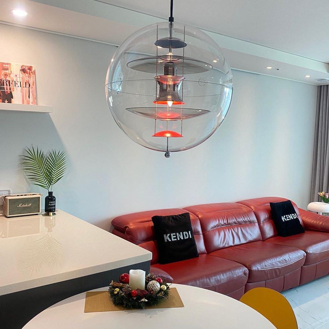 Contemporary Sphere Pendant Ceiling Light