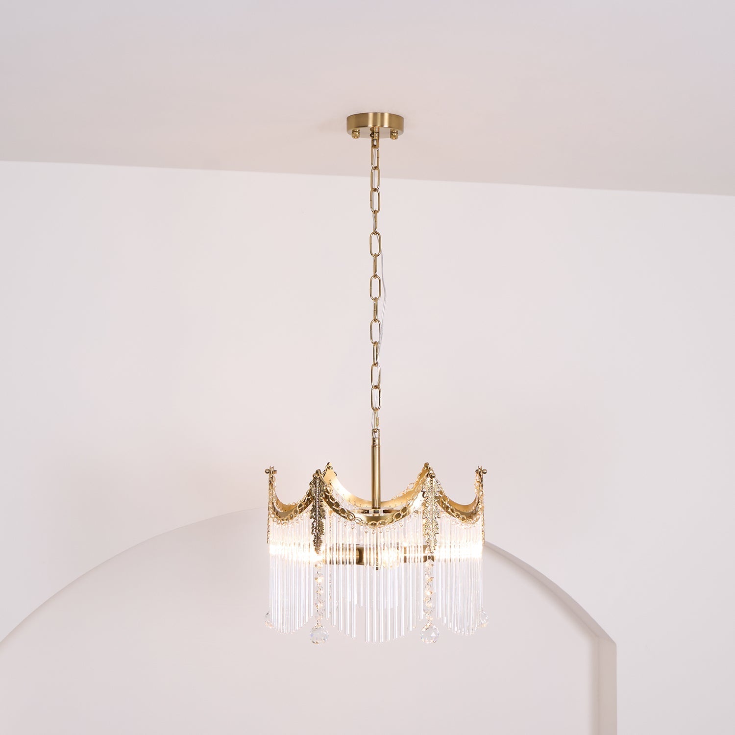 Vacarro Bohemian Tiered Chandelier — Ceiling Fixture