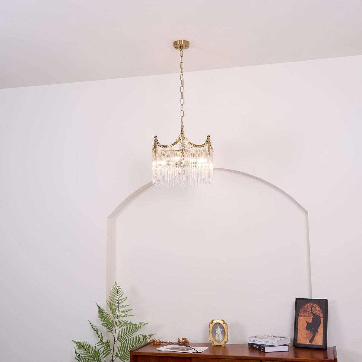 Vacarro Bohemian Tiered Chandelier — Ceiling Fixture