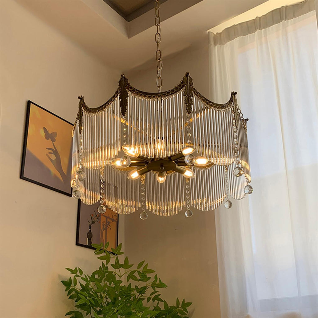 Vacarro Bohemian Tiered Chandelier — Ceiling Fixture