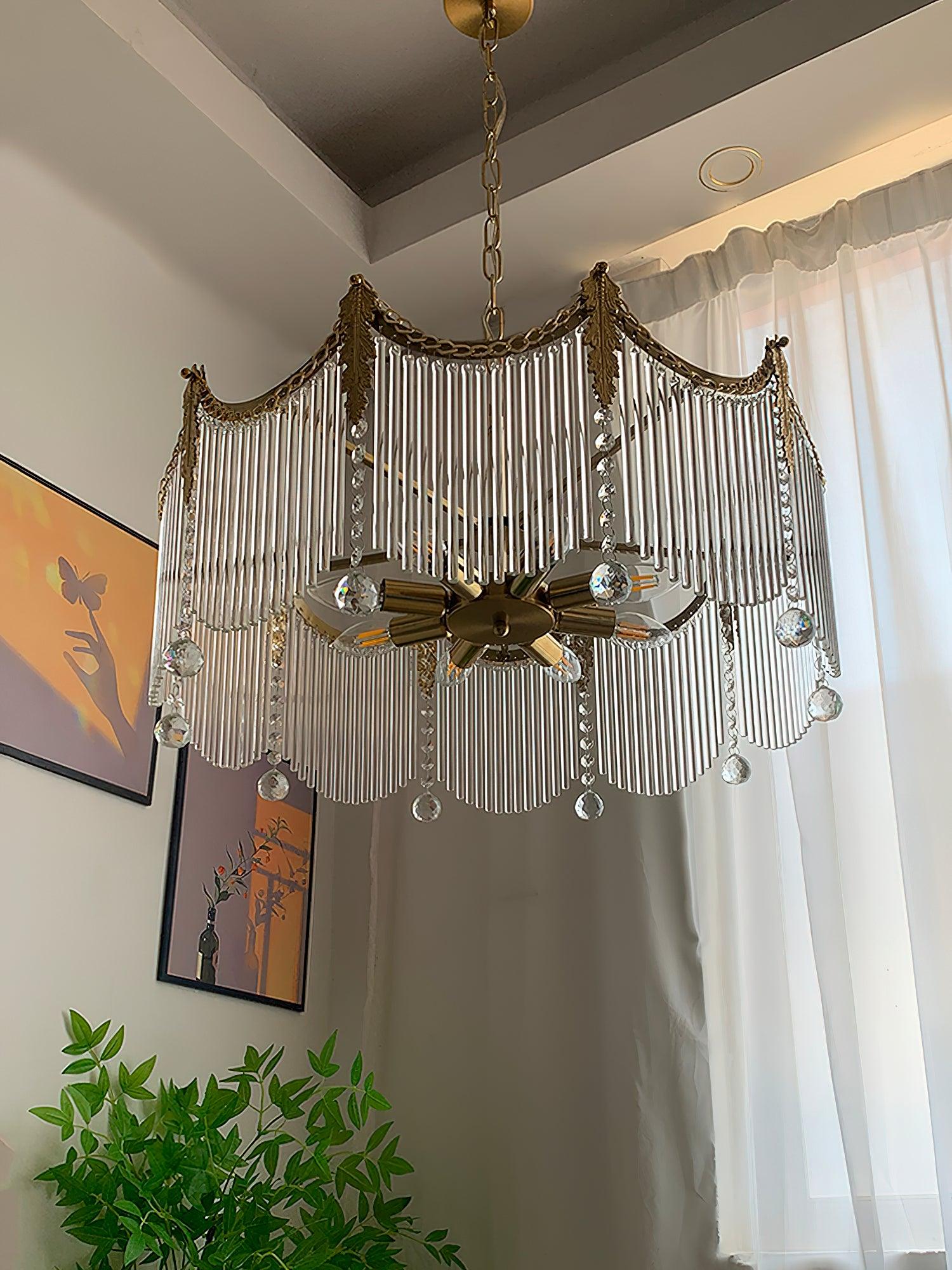 Vacarro Bohemian Tiered Chandelier — Ceiling Fixture