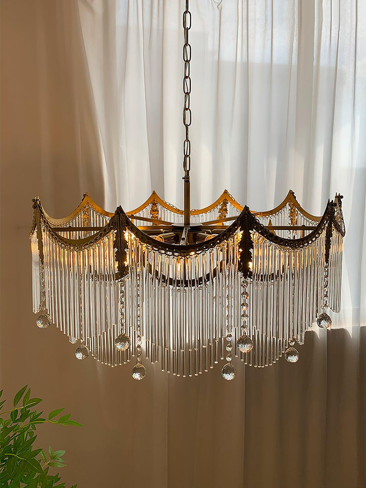 Vacarro Bohemian Tiered Chandelier — Ceiling Fixture