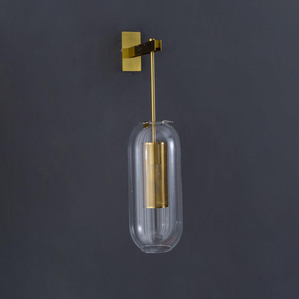 Vadim Wall Lamp — Clear Glass Shade