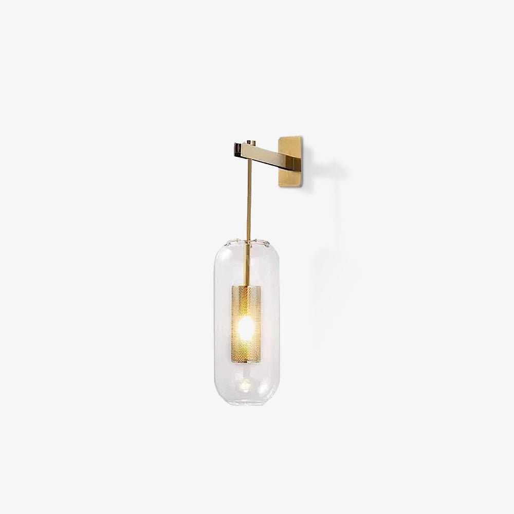 Vadim Wall Lamp — Clear Glass Shade