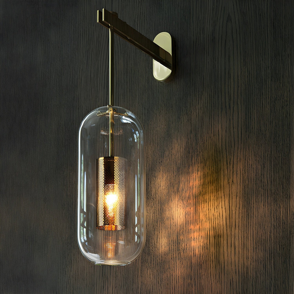 Evan hochwertige Glas-Wandleuchte – nordisches Kunstdesign