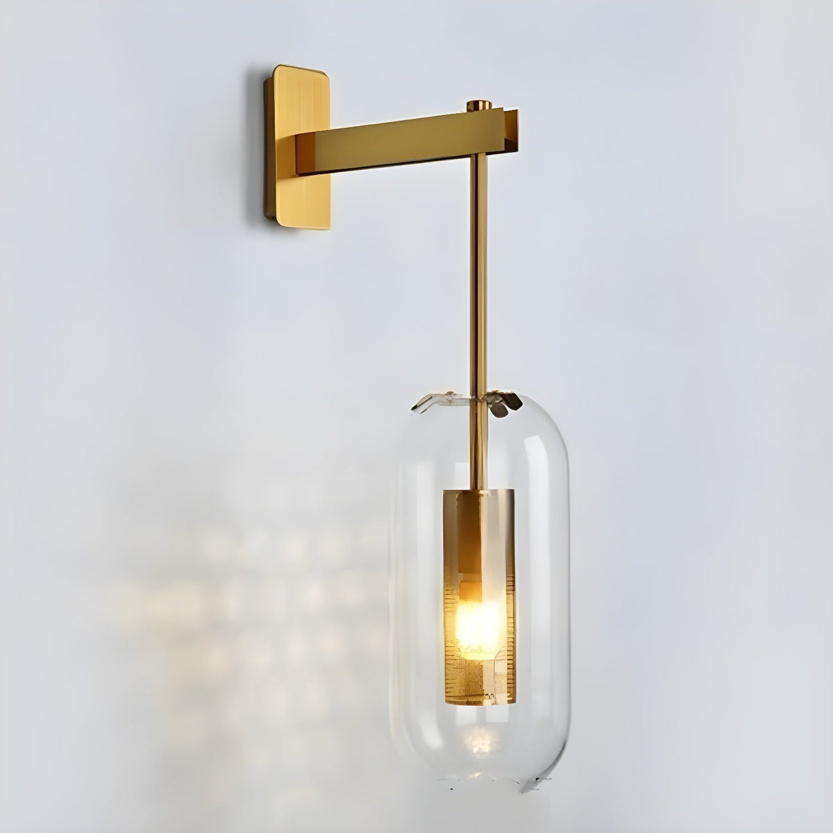 Evan hochwertige Glas-Wandleuchte – nordisches Kunstdesign