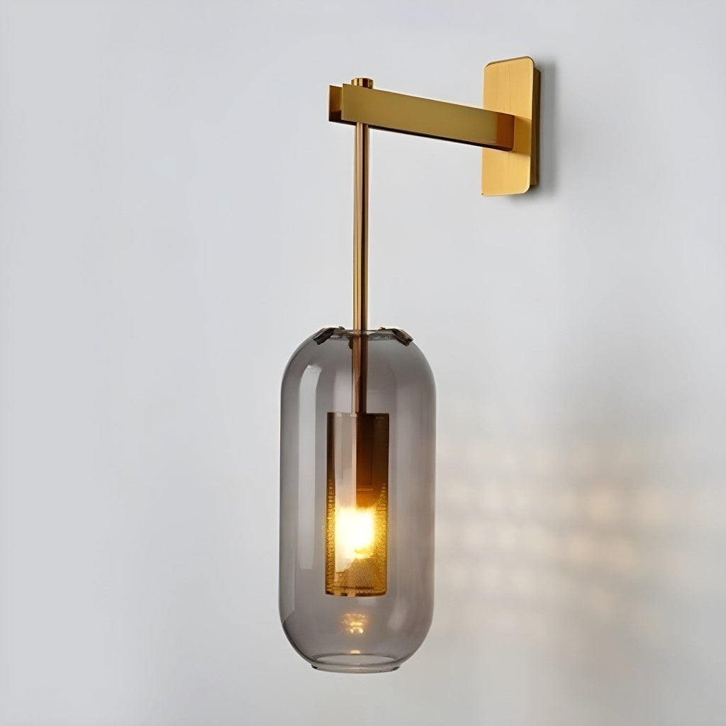 Evan hochwertige Glas-Wandleuchte – nordisches Kunstdesign
