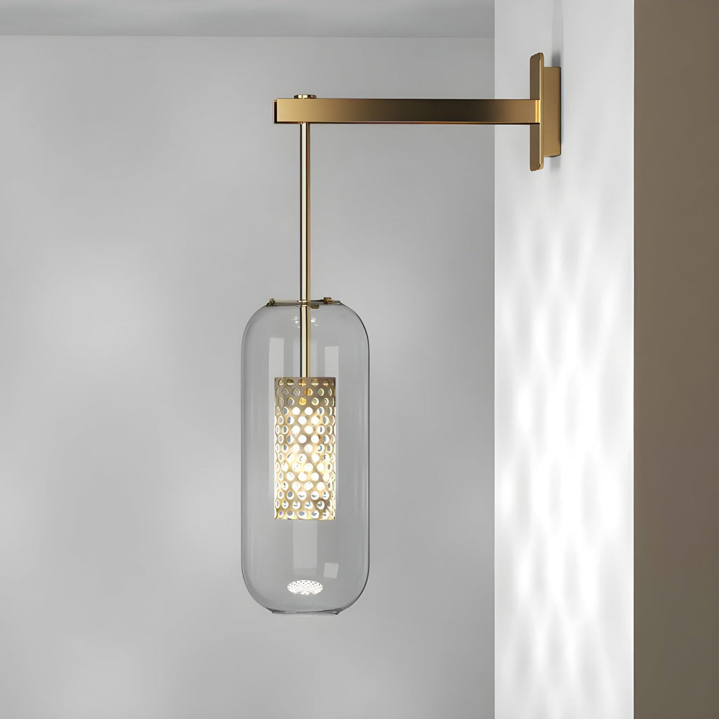 Vadim Wall Lamp — Clear Glass Shade