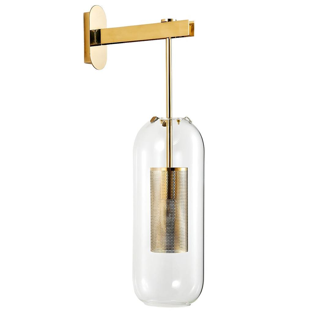 Vadim Wall Lamp — Clear Glass Shade