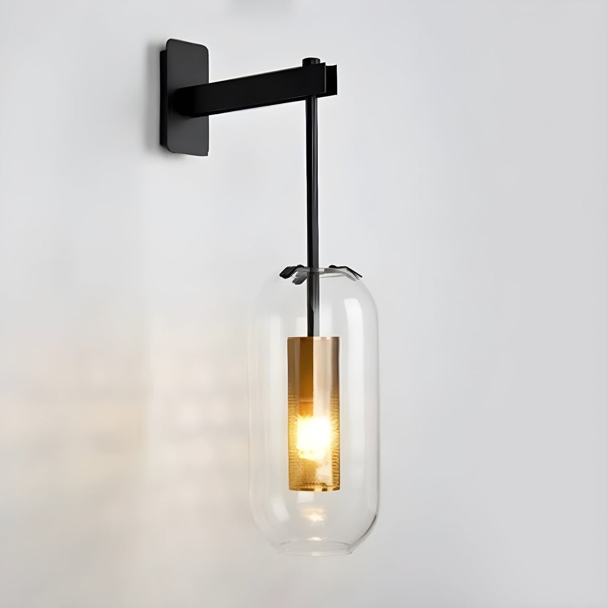 Evan hochwertige Glas-Wandleuchte – nordisches Kunstdesign