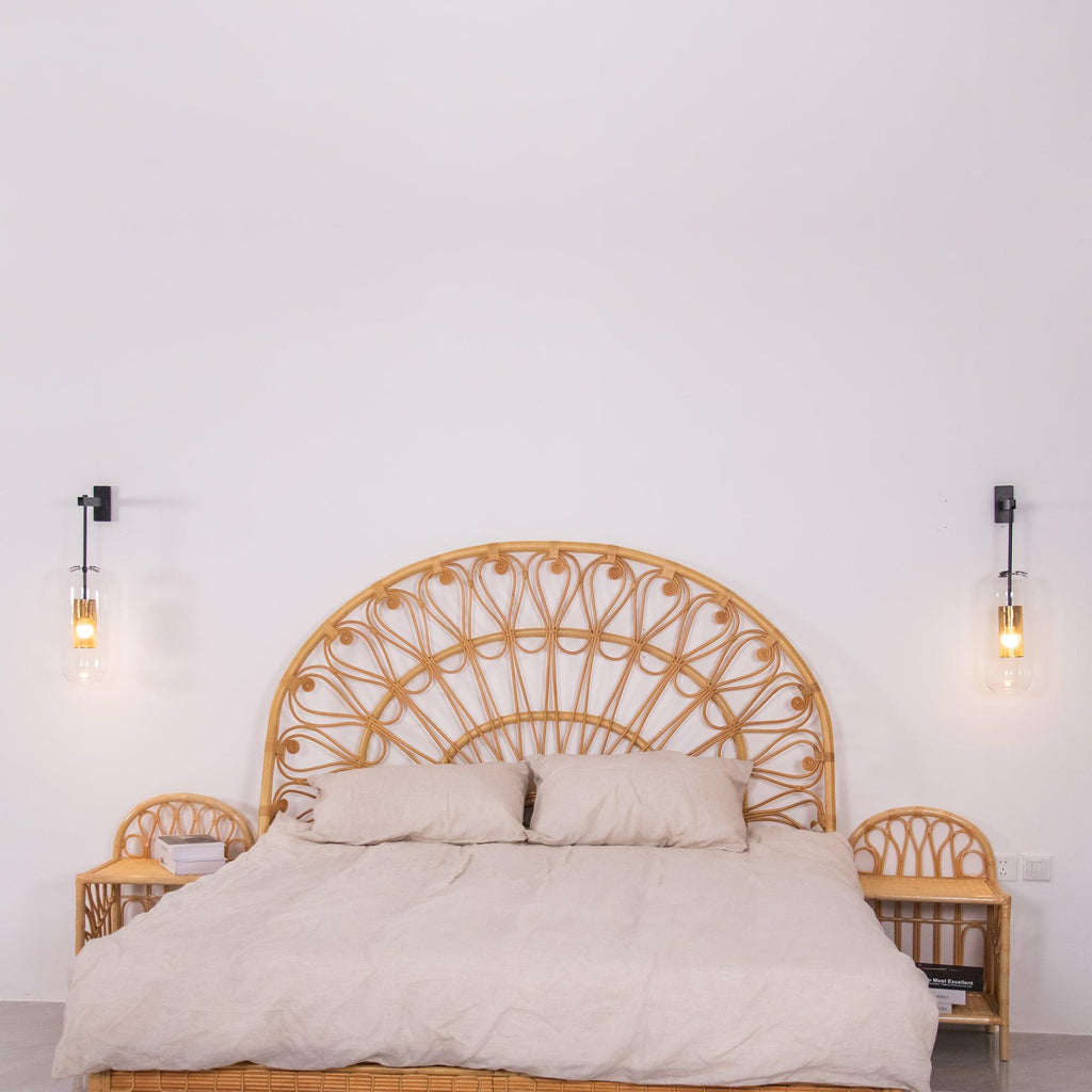 Vadim Wall Lamp — Clear Glass Shade