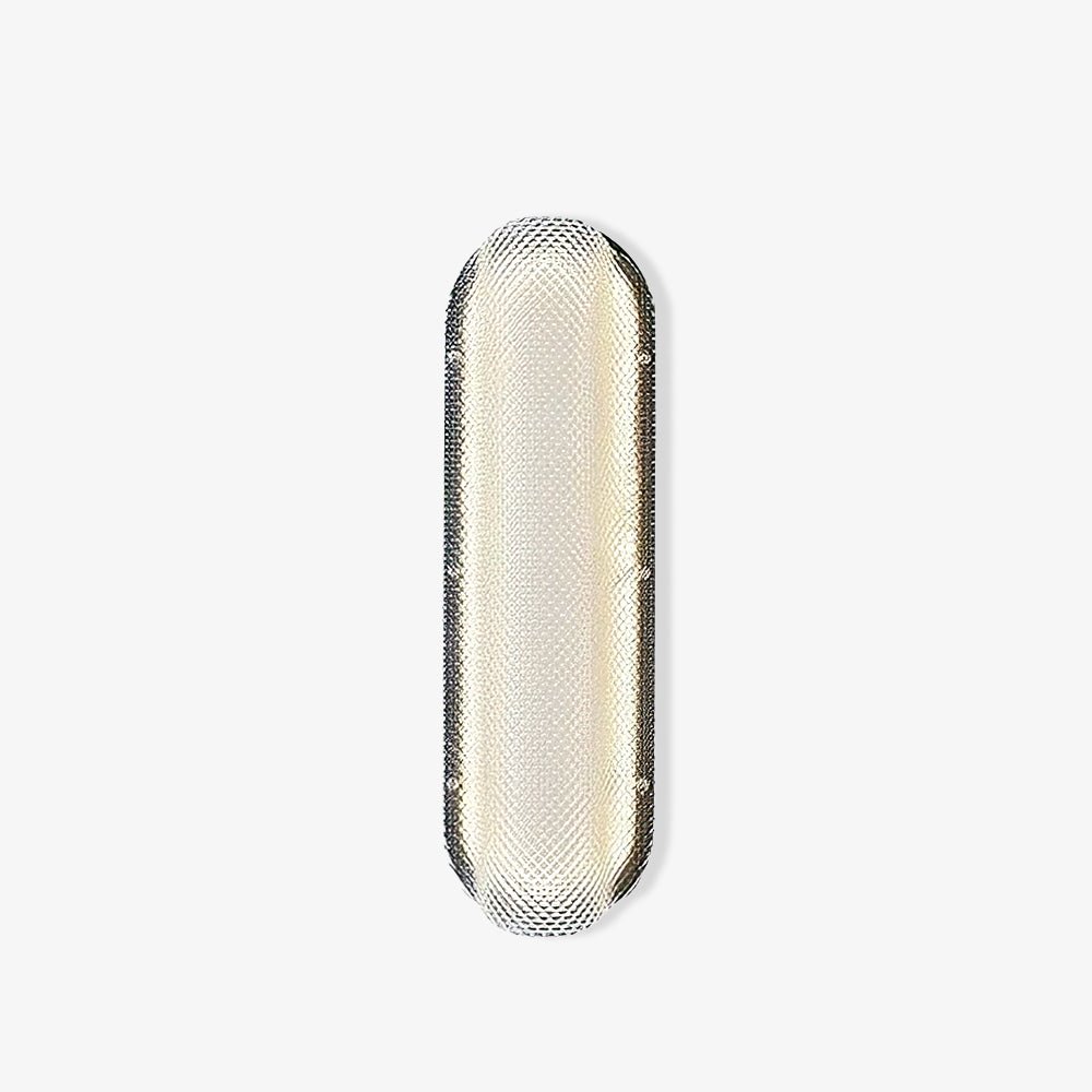 Candeeiro de parede industrial Lumorecs em vidro com LED integrado