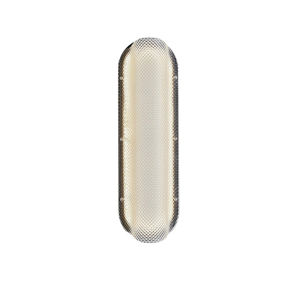 Candeeiro de parede industrial Lumorecs em vidro com LED integrado