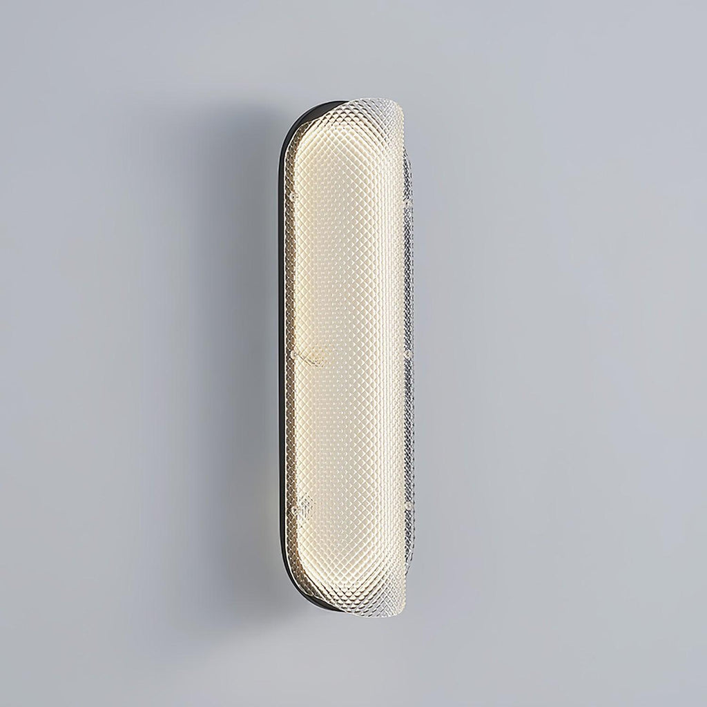 Candeeiro de parede industrial Lumorecs em vidro com LED integrado
