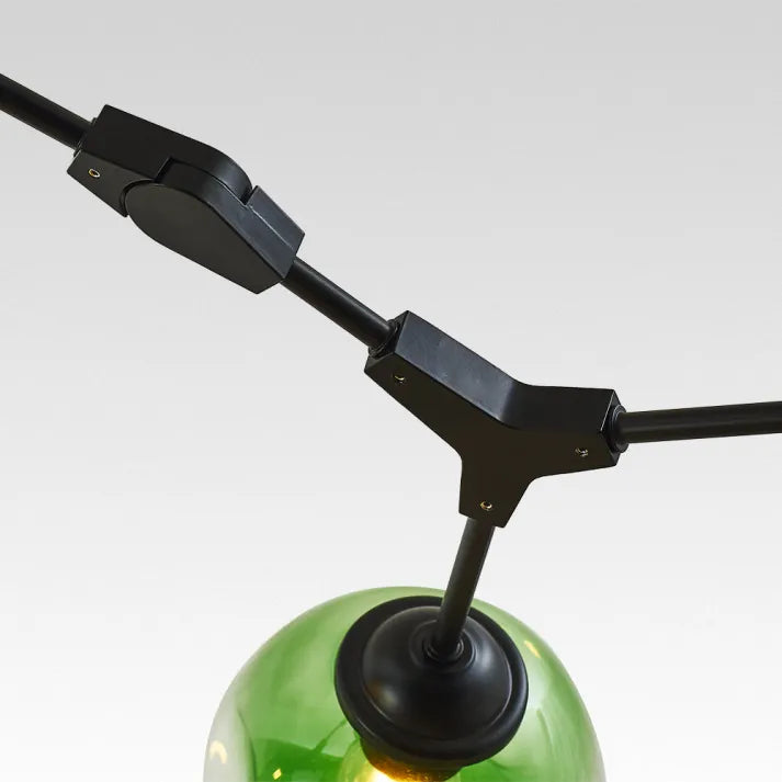 BubbleLight – závěsná lampa Sputnik se skleněnými bublinami