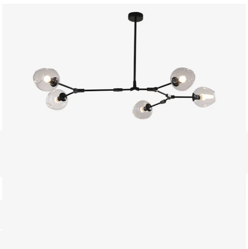 Kirae Nordic Modern Glass Pendant Light Clear Bubble - Lamp Outdoor