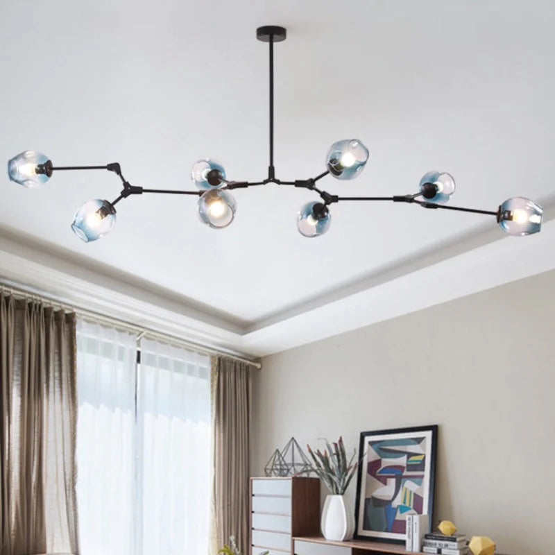 Kirae Nordic Modern Glass Pendant Light Clear Bubble - Lamp Outdoor