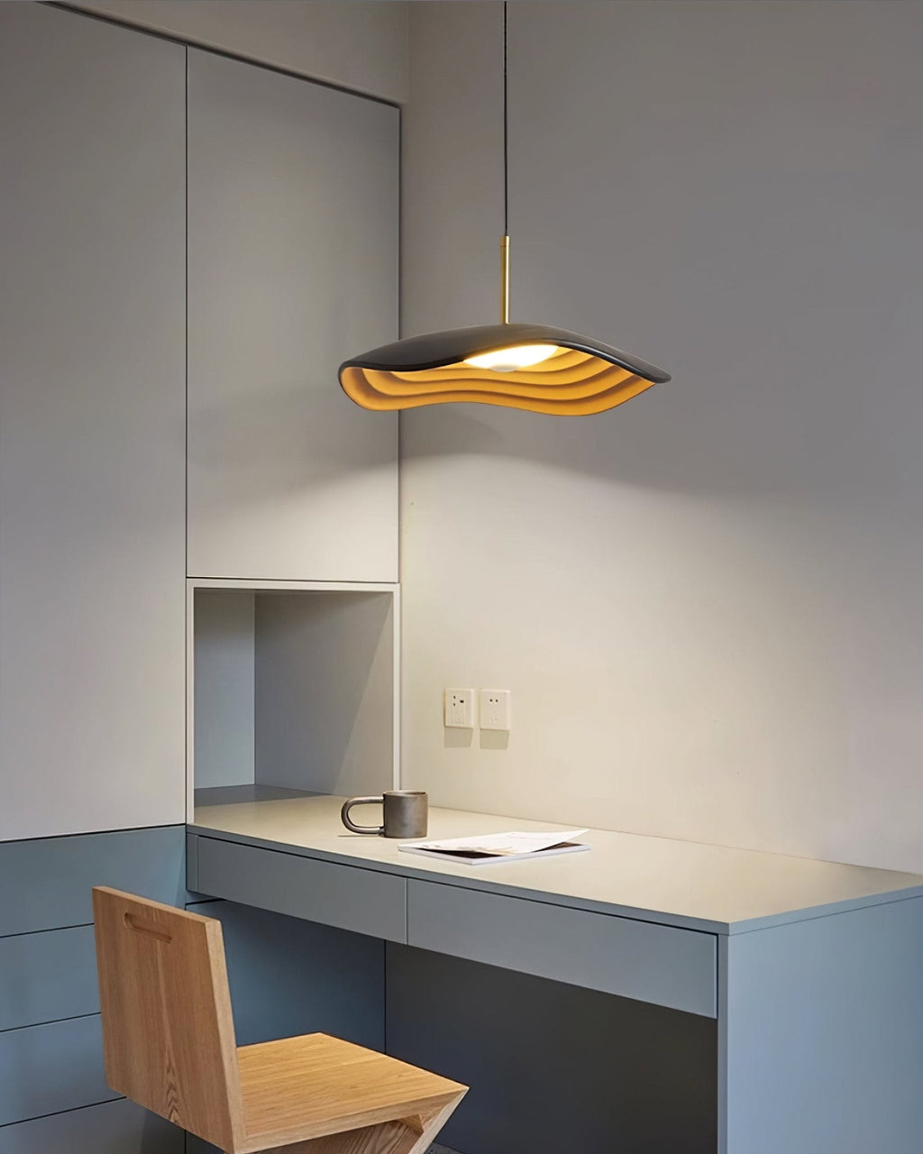 Valentina Pendant Lamp — Curved Ceiling Light
