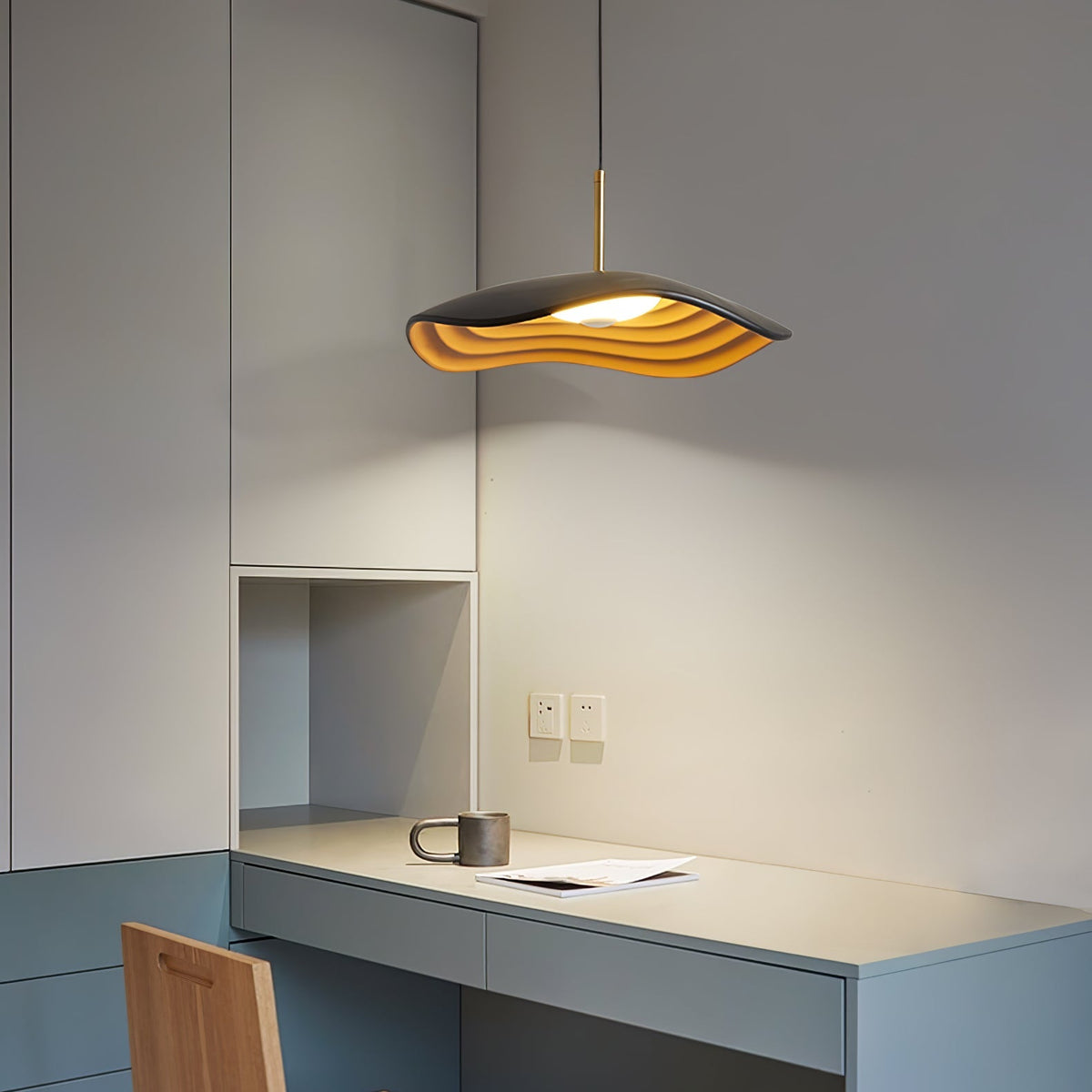 Valentina Pendant Lamp — Curved Ceiling Light