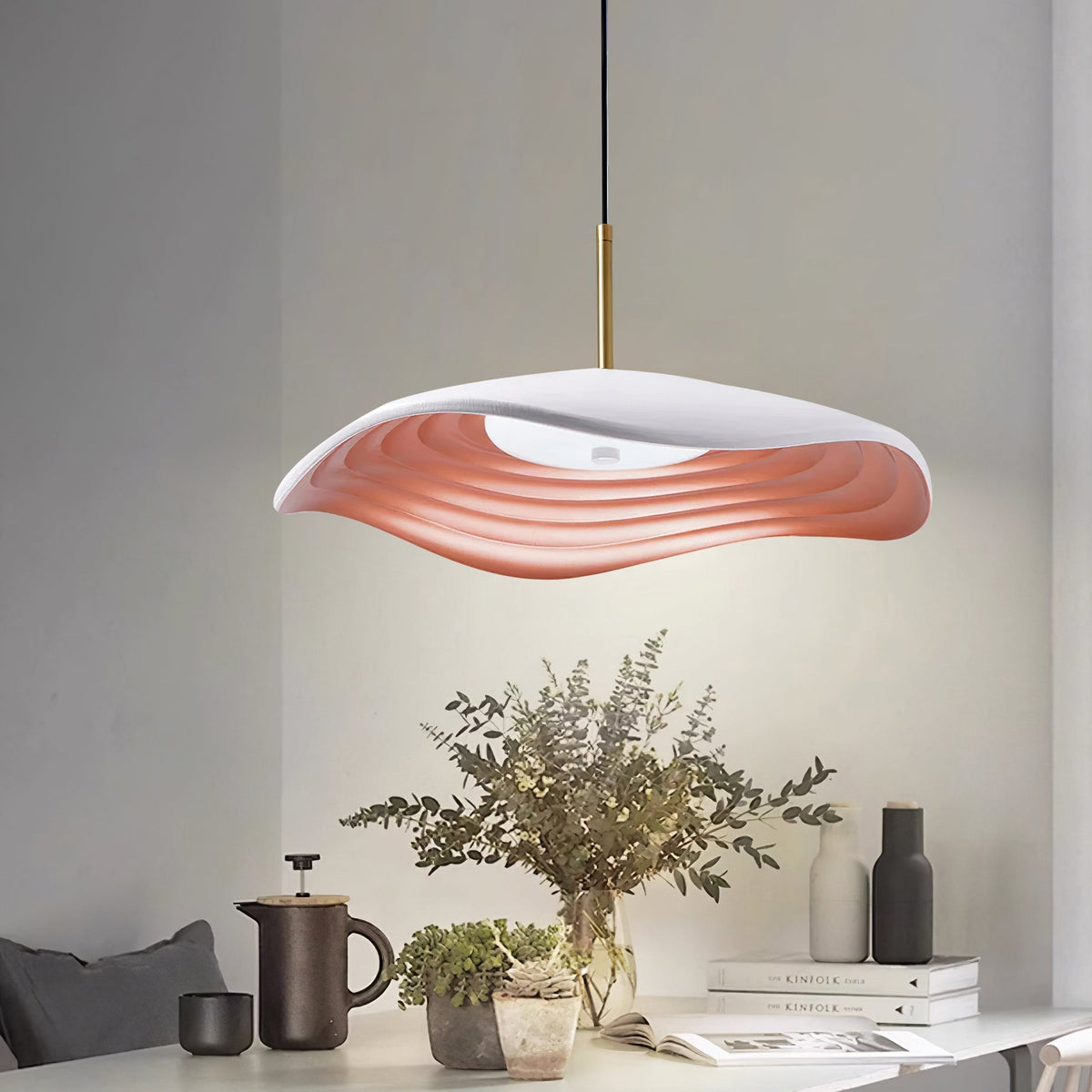 Valentina Pendant Lamp — Curved Ceiling Light