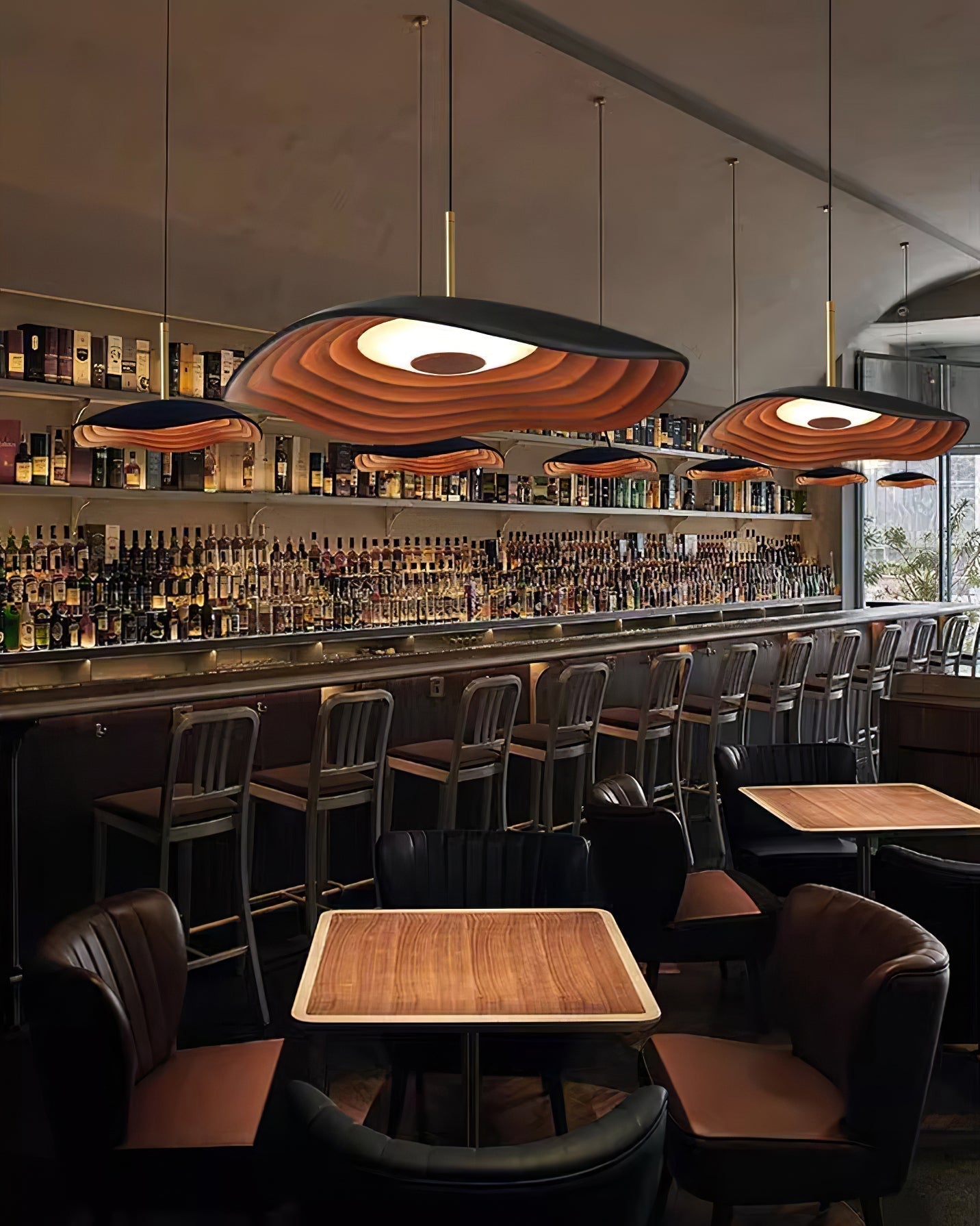 Valentina Pendant Lamp — Curved Ceiling Light