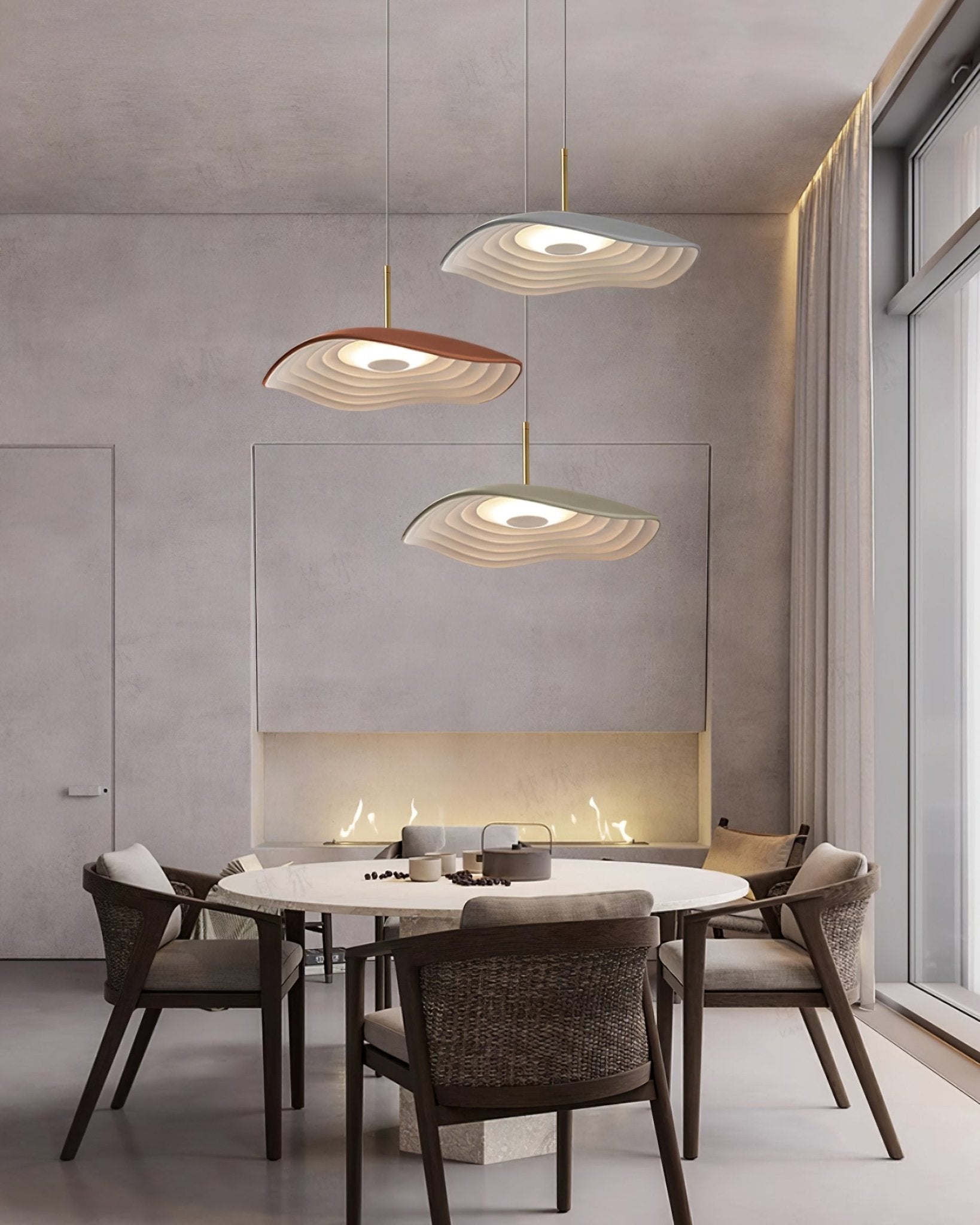 Valentina Pendant Lamp — Curved Ceiling Light