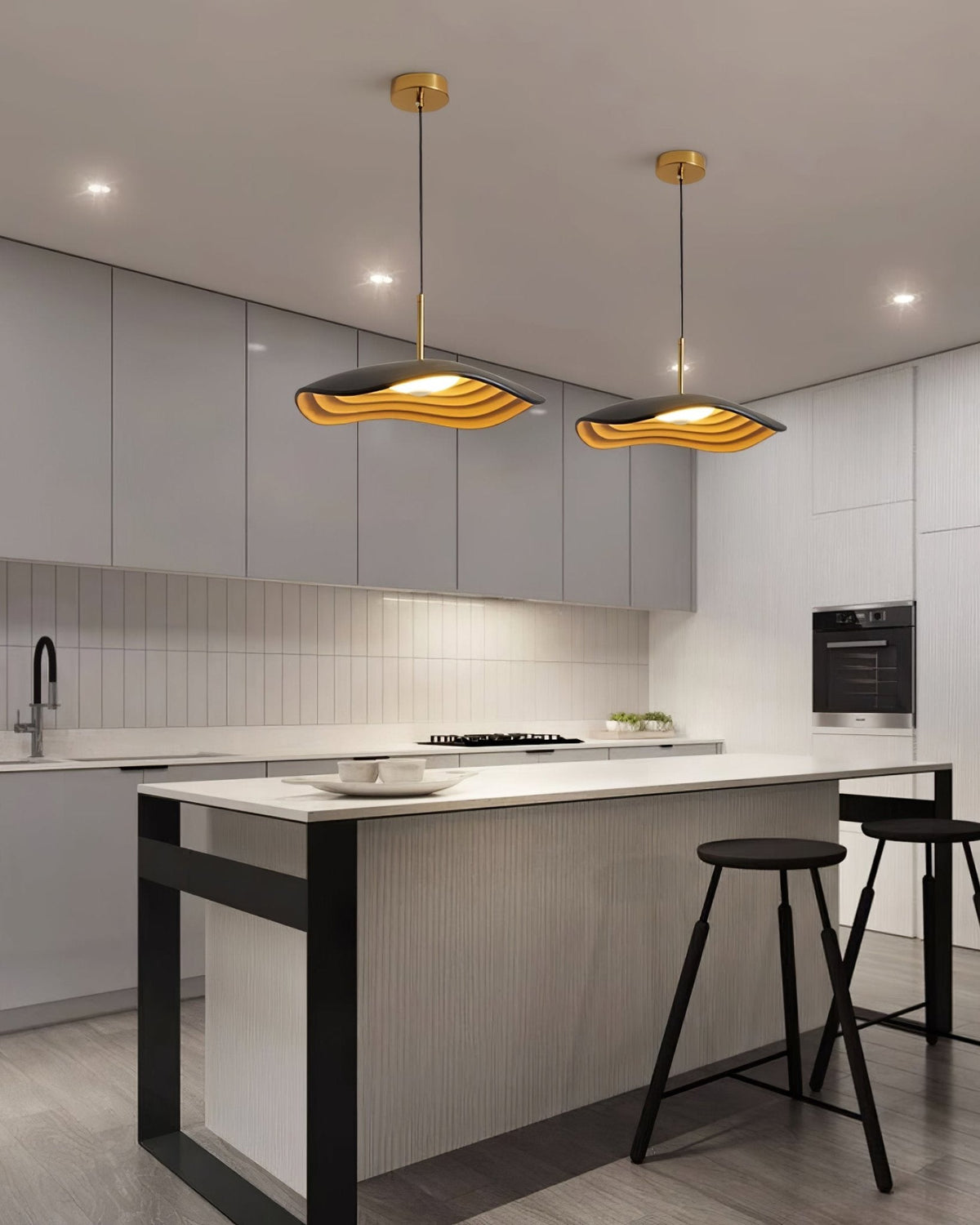 Valentina Pendant Lamp — Curved Ceiling Light