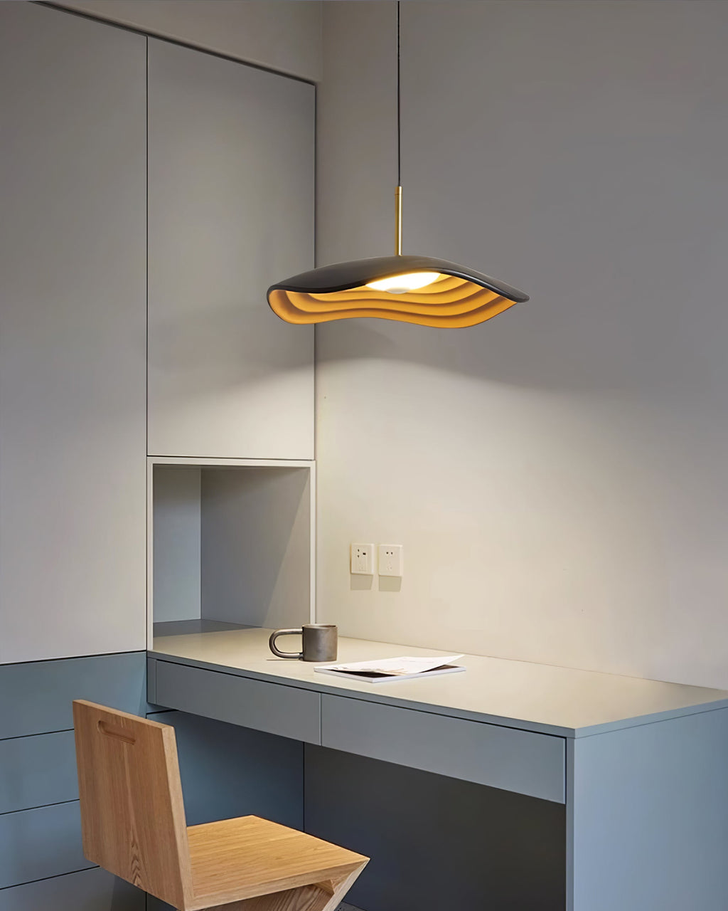 Valentina Pendant Lamp — Curved Ceiling Light