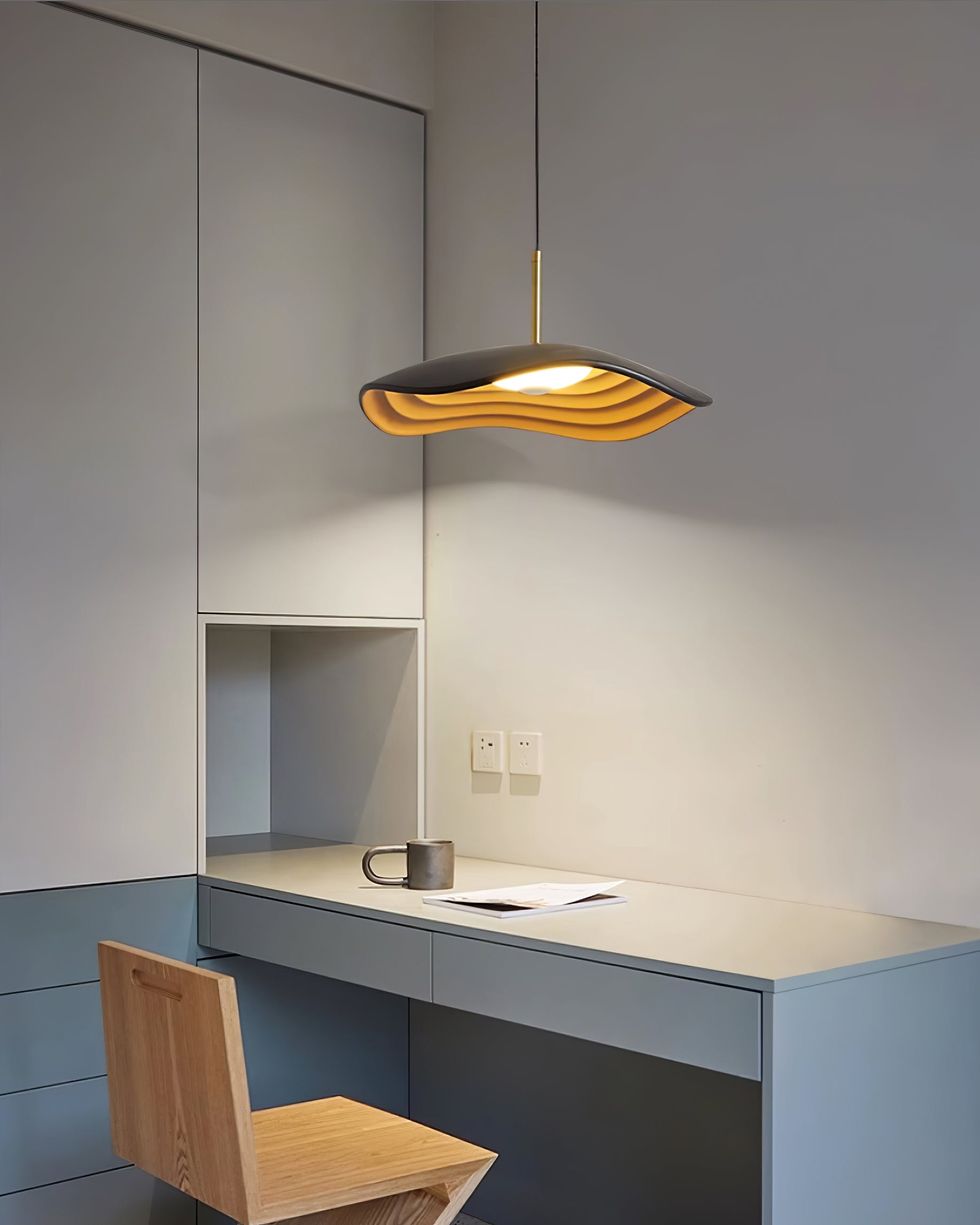 Valentina Pendant Lamp — Curved Ceiling Light