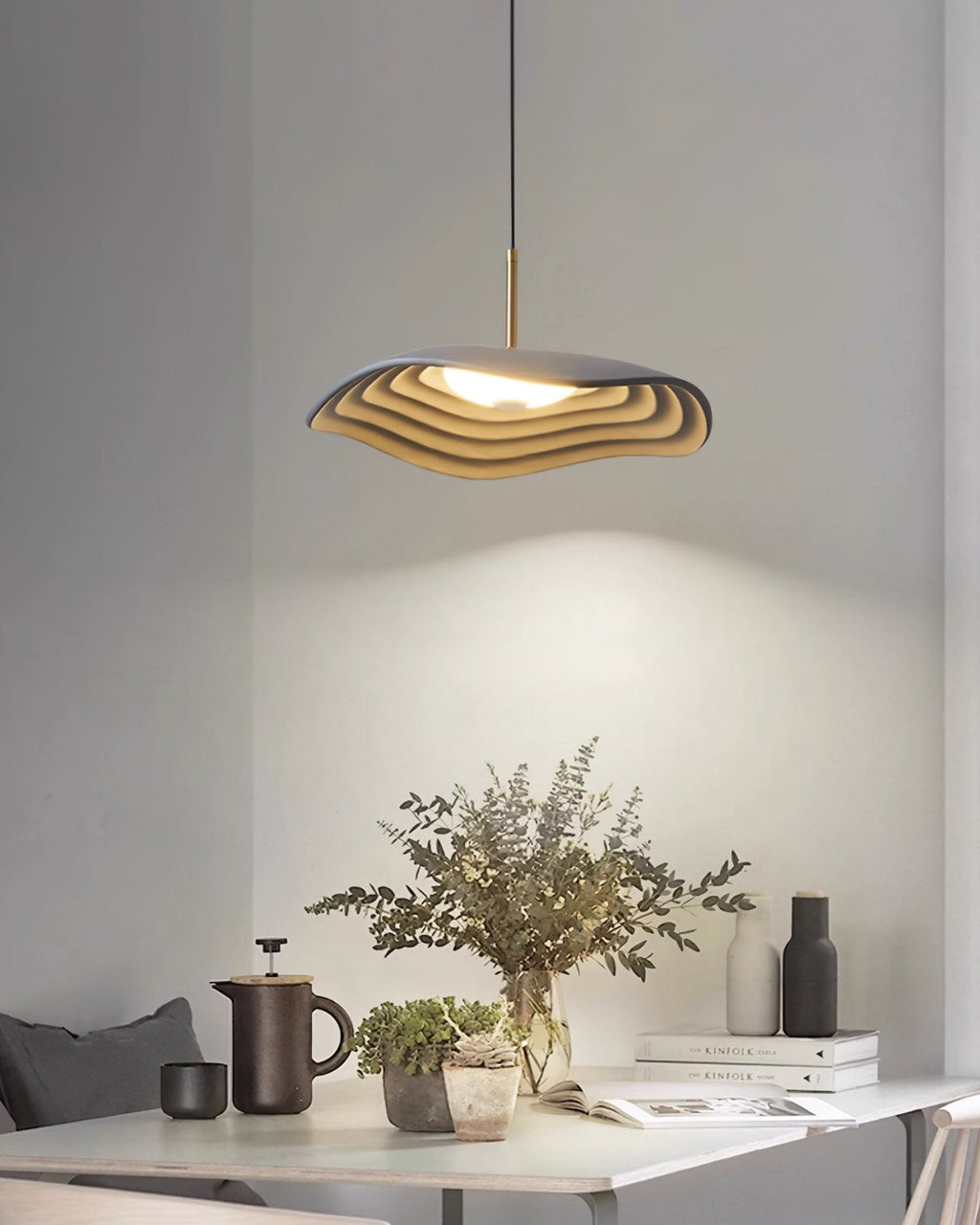 Valentina Pendant Lamp — Curved Ceiling Light