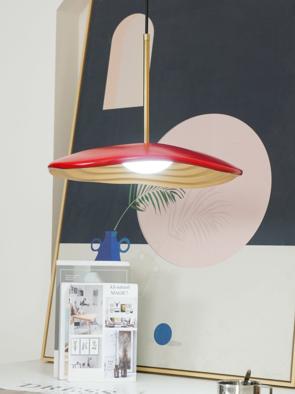 Valentina Pendant Lamp — Curved Ceiling Light