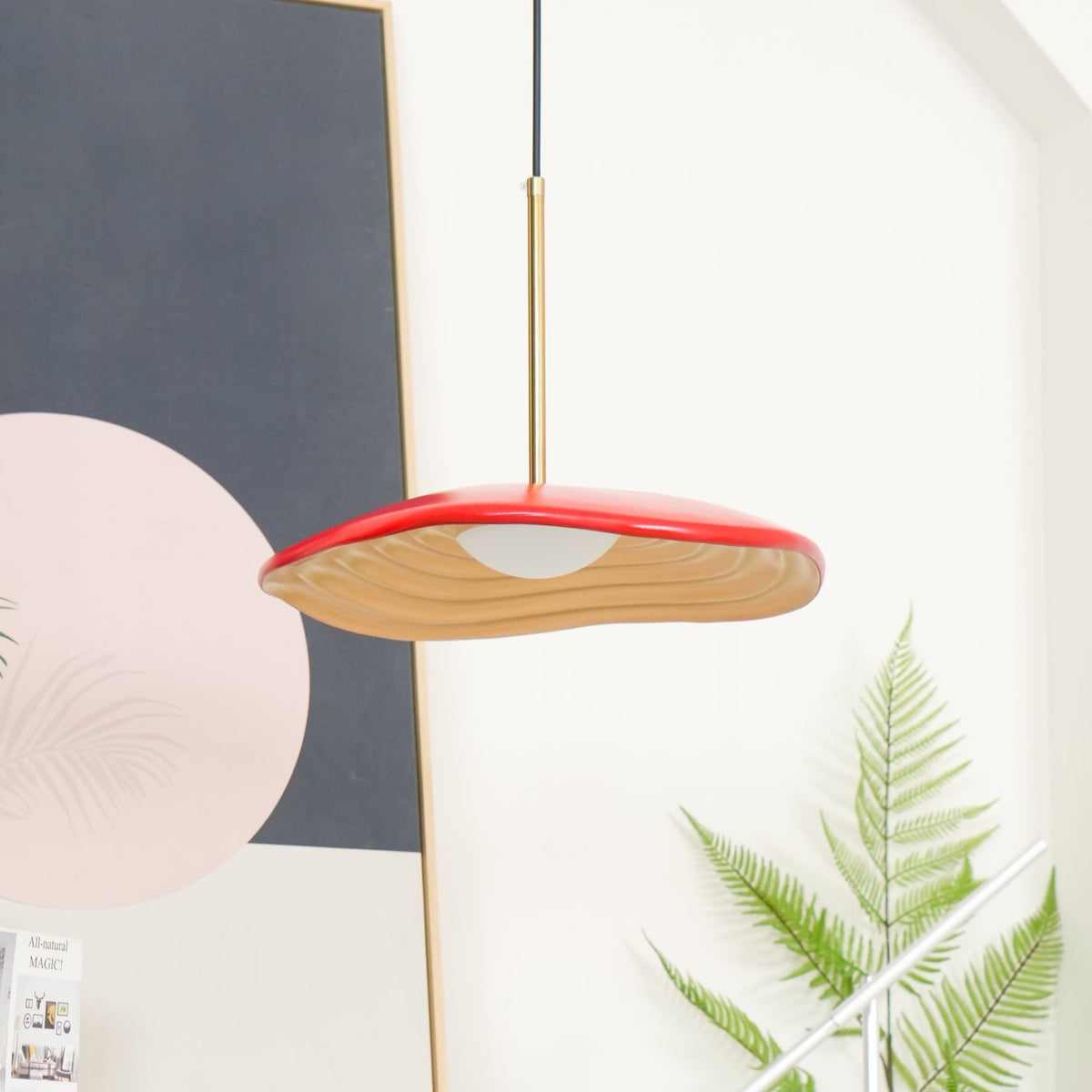 Valentina Pendant Lamp — Curved Ceiling Light